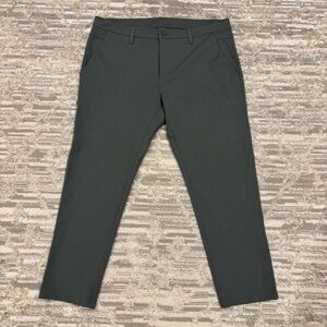 BYLT Everyday Pant 2.0 Skinny Fit Mens 38x27 Performance Comfort Flex Green $120